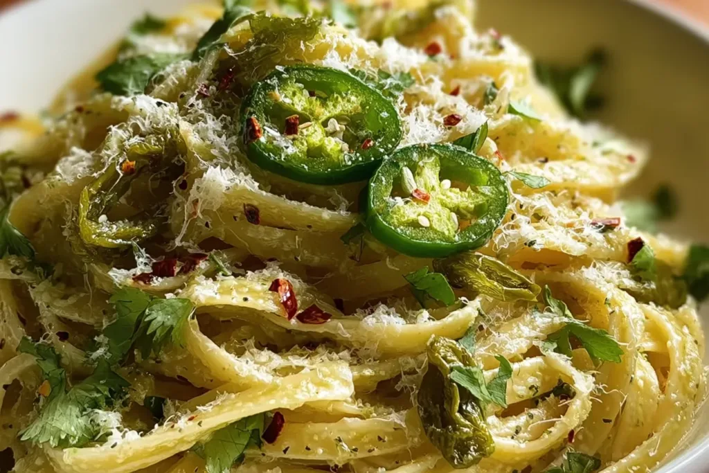 Hatch Chile Pasta Plate