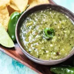 Mouthwatering Hatch Chile Salsa Verde in a Bowl