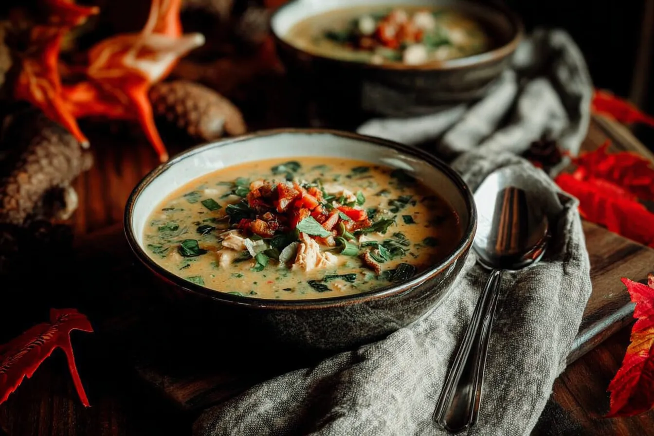 Hatch Chili Creamy Turkey Soup