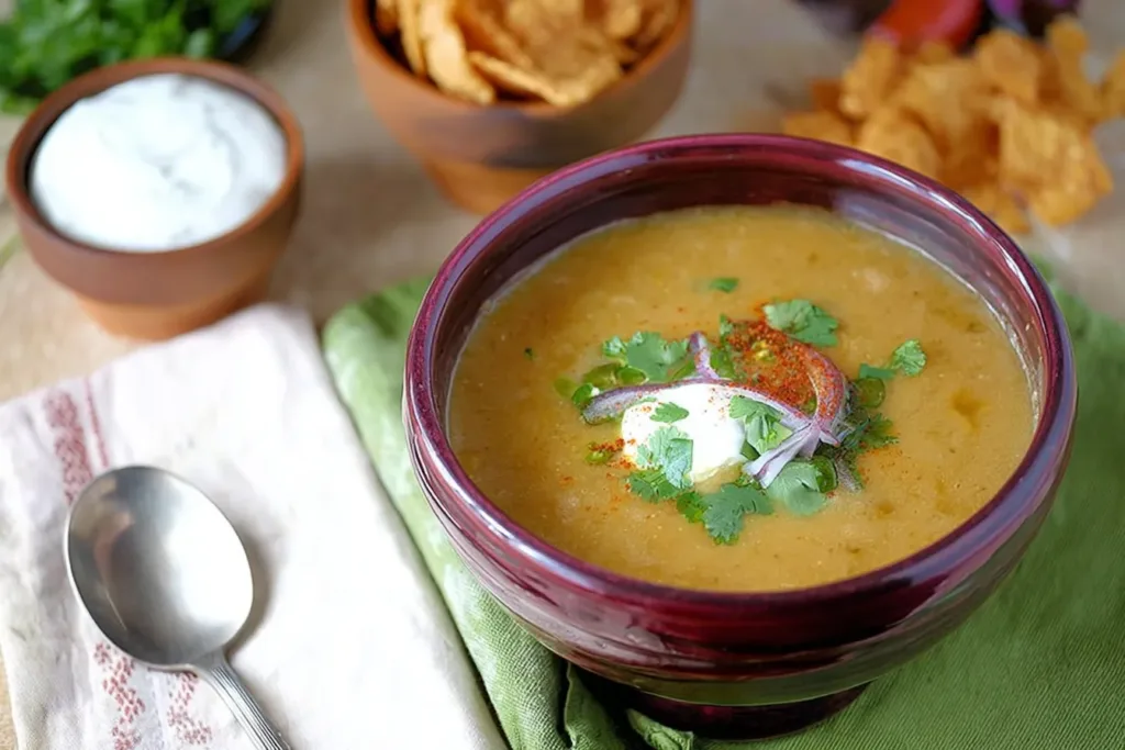 Hatch Green Chile and Cheese Soup - Comfort Food Delight
