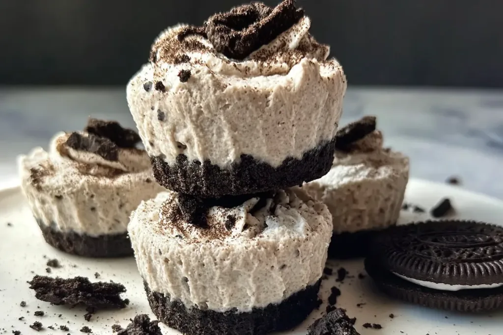 Delicious Healthy No-Bake Oreo Cheesecake Bites