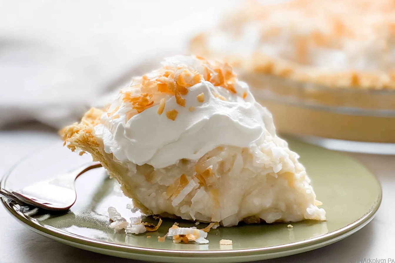 Homemade Coconut Cream Pie