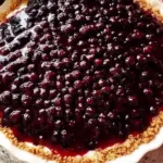Huckleberry Cheesecake Pie: A Delightfully Sweet Treat! 5 Huckleberry Cheesecake Pie Fresh Out of the Oven