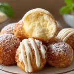 Italian Cream Bomb Cheesecake Bites Ready to Serve