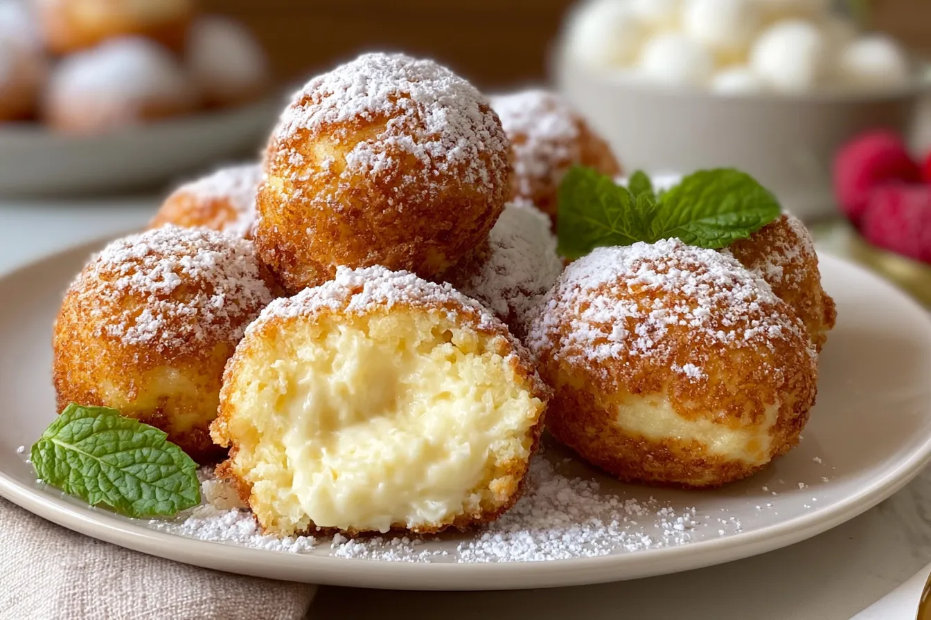 Italian Cream Bomb Cheesecake Bites 