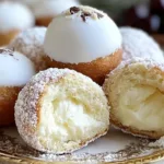 Delicious Italian Cream Bombs on a Plate