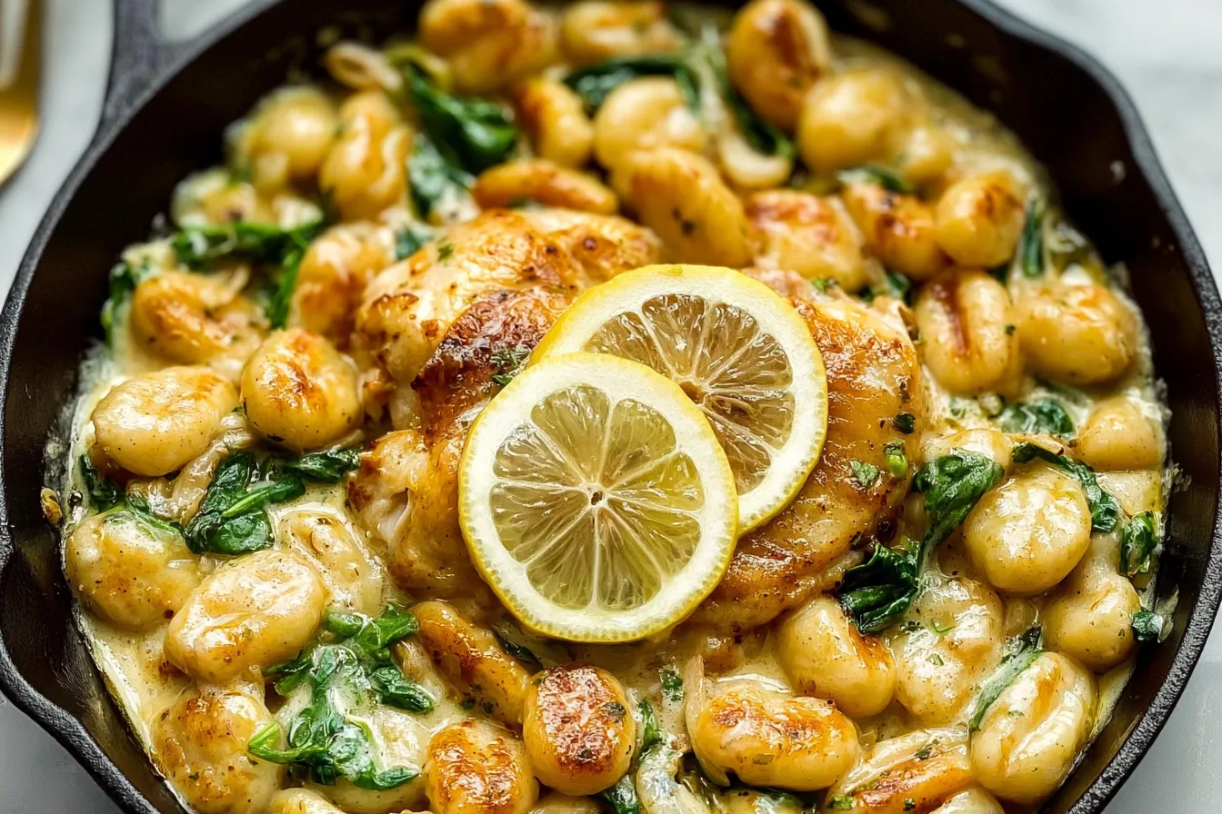 Lemon Chicken Gnocchi 