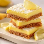 Lemon Icebox Bars: A Refreshing Summer Delight 5 Lemon Icebox Bars on a Fresh Summer Table