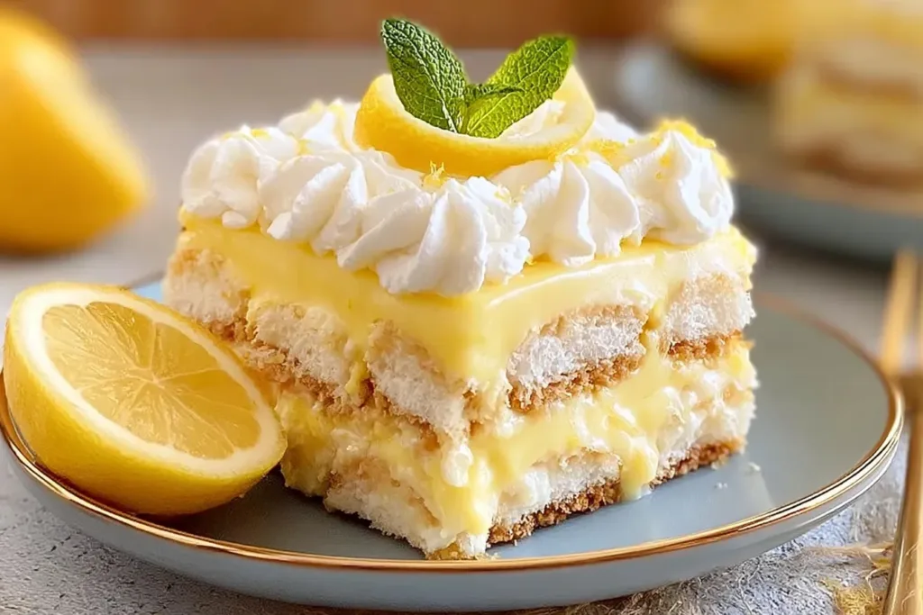Lemon Tiramisu: Refreshing & Creamy Italian Dessert Image