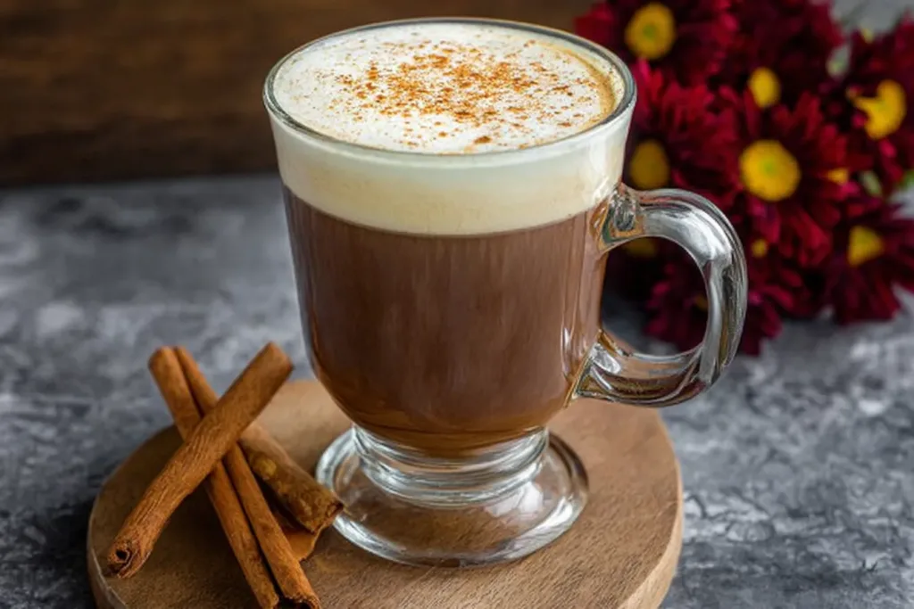 Delicious Maple Cinnamon Latte served in a cozy mug