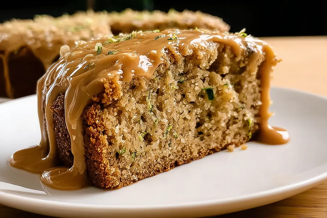 Moist Peanut Butter Zucchini Cake Recipe 