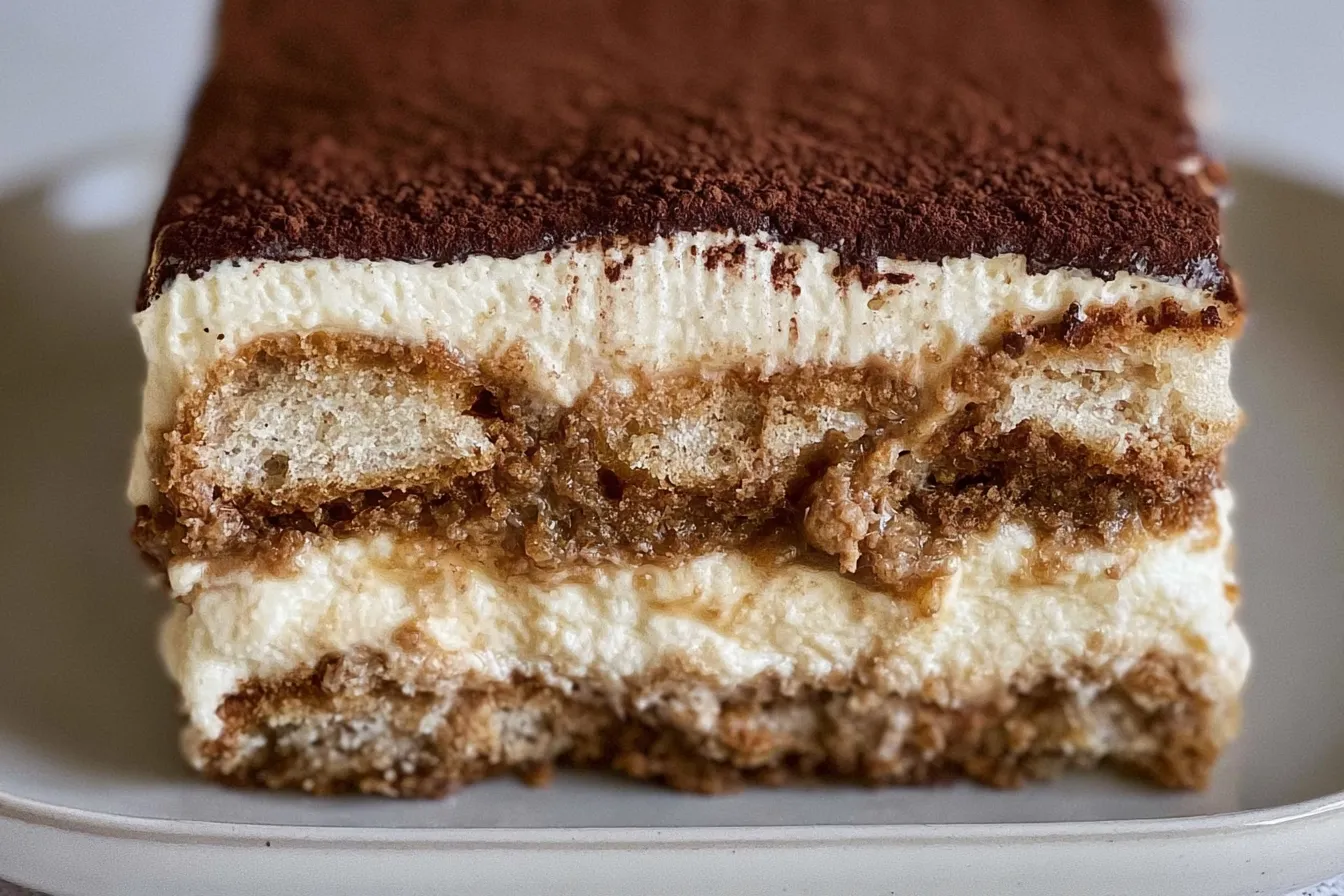 No-Bake Easy Tiramisu Recipe (No Raw Eggs, Make-Ahead) 