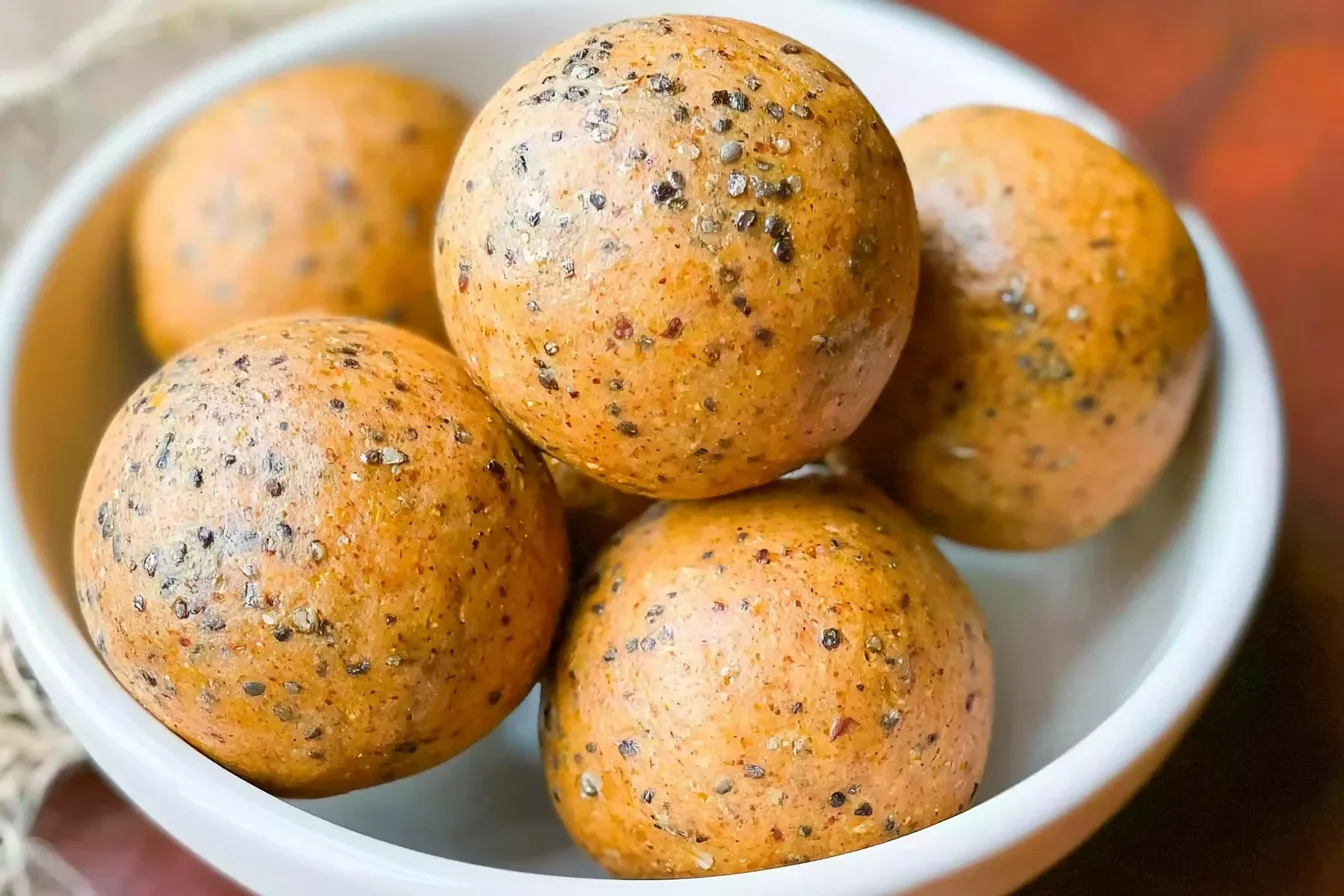 No-Bake Healthy Pumpkin Pie Energy Balls 