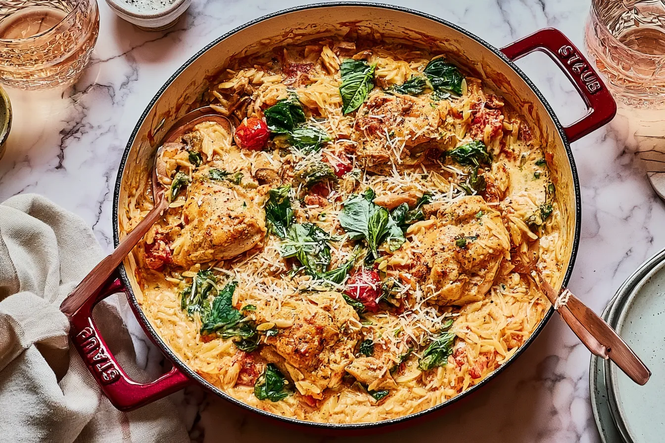 One-Pan “Marry Me” Chicken Orzo