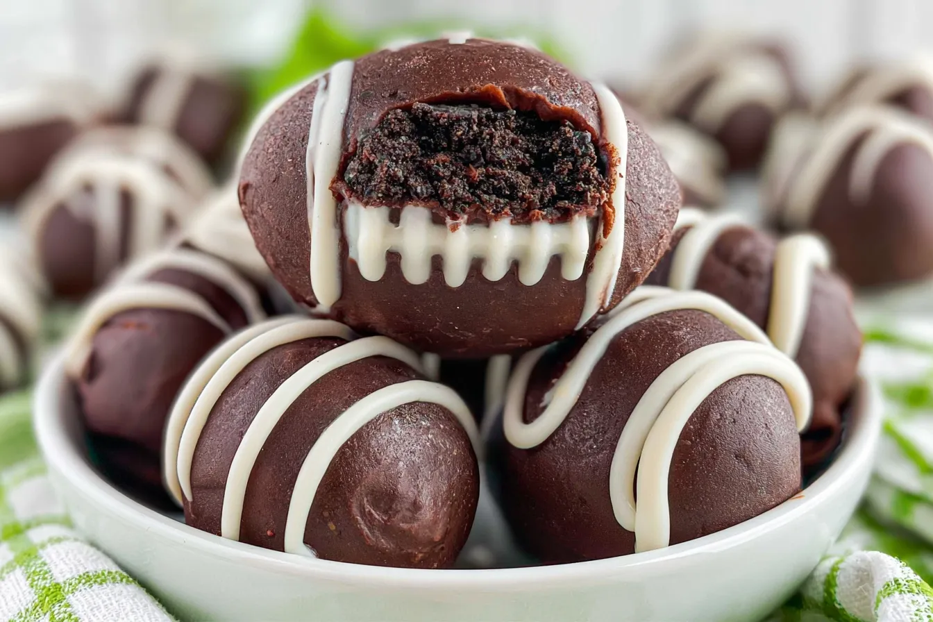 Oreo Football Truffles: The Perfect Game Day Treat! 4 Oreo Football Truffles