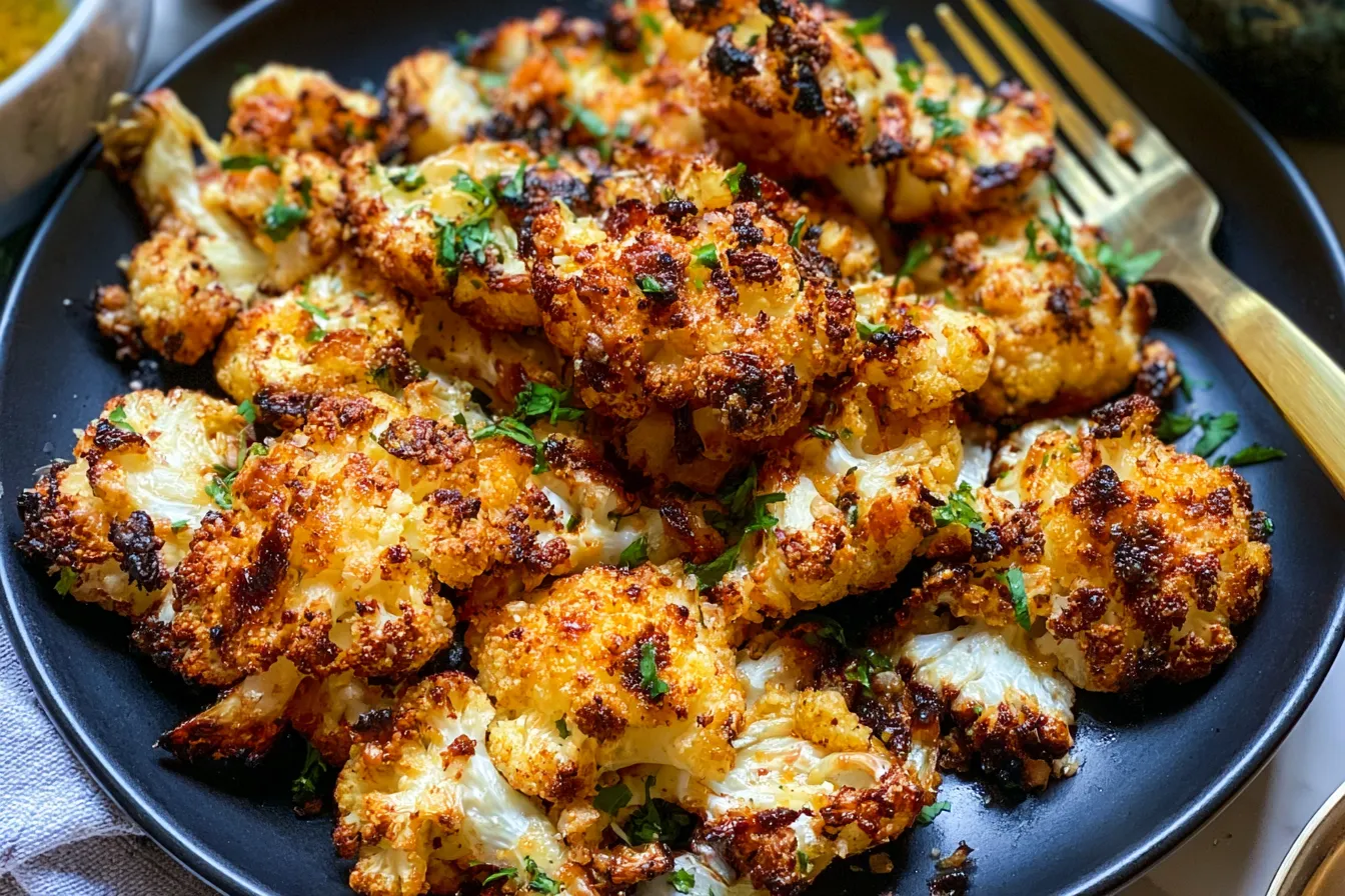 Our Favorite Garlic-Parmesan Roasted Cauliflower