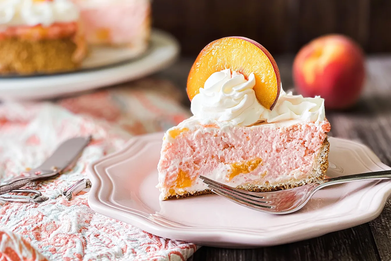 Peach Chiffon Pie 
