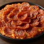 Pepperoni Pizza Cheese Drip Chips Fresh Out of the Oven