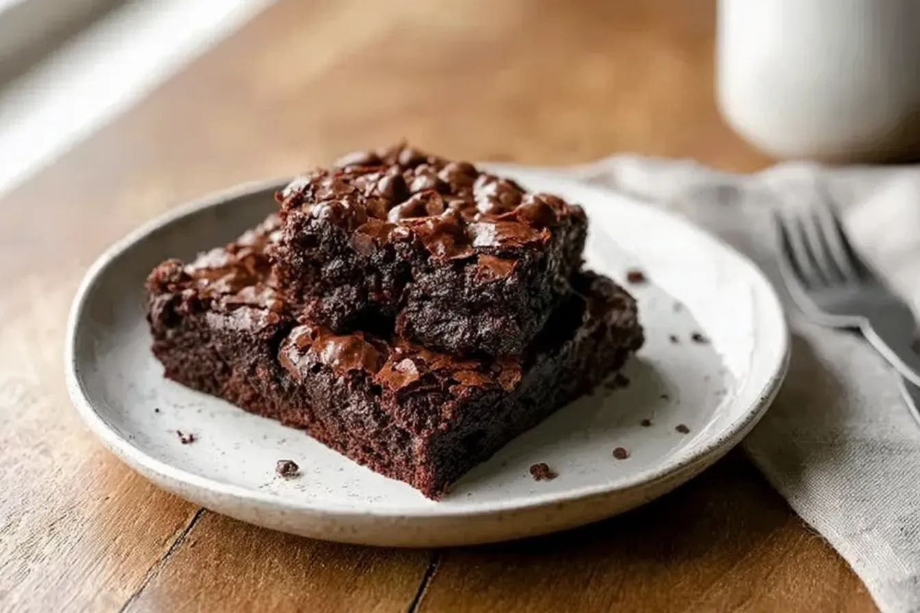 Protein Cottage Cheese Flourless Brownies – Fudgy Bliss! 4 Protein Cottage Cheese Flourless Brownies – Fudgy Bliss!