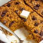 Pumpkin Baked Oatmeal: A Cozy Breakfast Delight 5 Delicious Pumpkin Baked Oatmeal in a Bowl