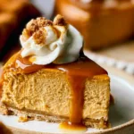 Pumpkin Cheesecake Slices Ready to Serve