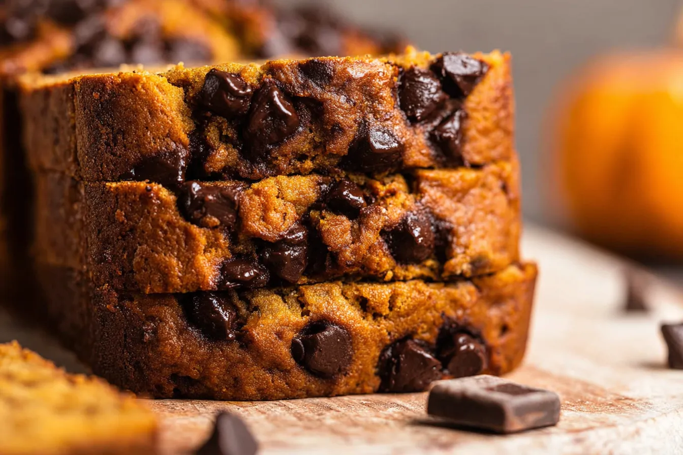 Pumpkin Chip Banana Bread 