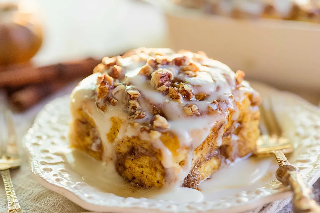 Pumpkin Cinnamon Roll Bake 