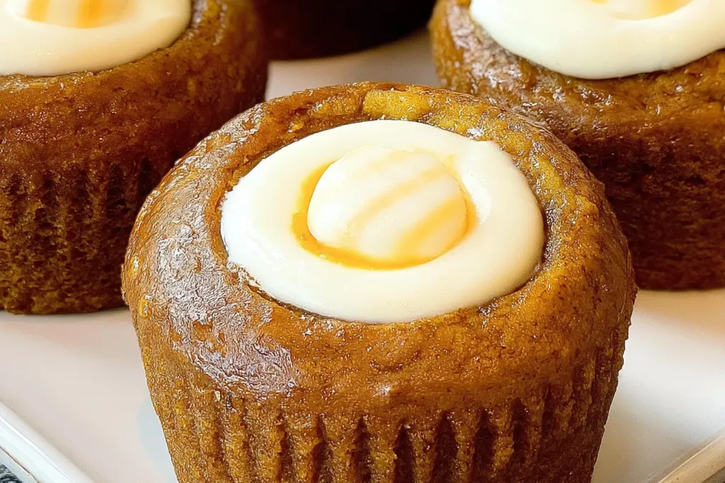 Pumpkin Cream Cheese Muffins Freshly Baked