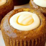 Pumpkin Cream Cheese Muffins Freshly Baked