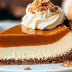 Delicious Pumpkin Pie Cheesecake Slices Ready to Serve