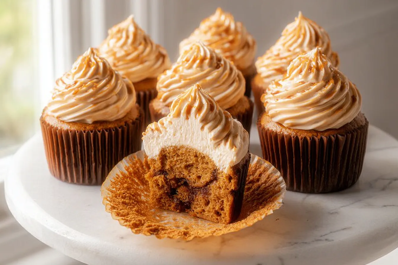 Pumpkin Pie Cupcakes 