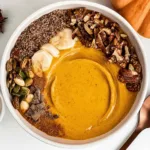 Pumpkin Pie Smoothie Bowl: A Delicious Fall Treat 5 Pumpkin Pie Smoothie Bowl Topped with Whipped Cream