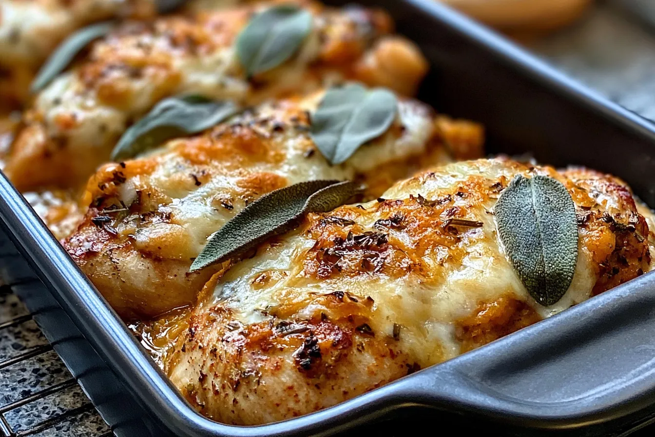 Pumpkin Sage Chicken Bake 