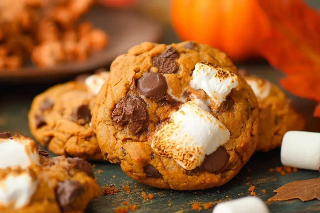 Pumpkin S’mores Cookies Platter