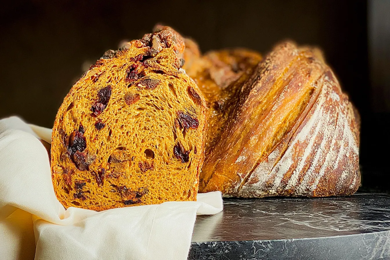 Pumpkin Sourdough Bread 