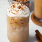 Pumpkin Spice Cold Brew in a Crisp Autumn Setting