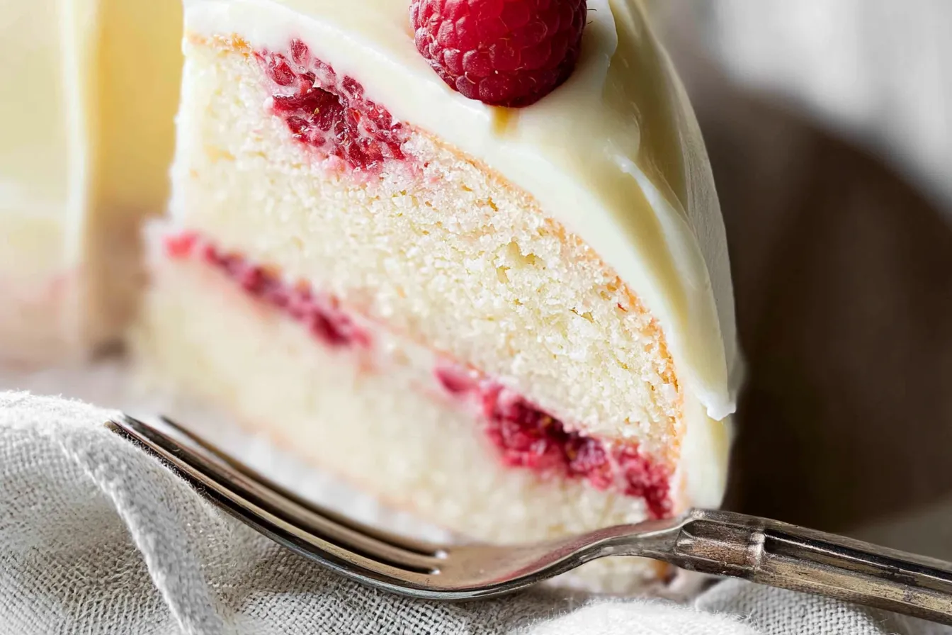 Raspberry Cake with Lemon Buttercream