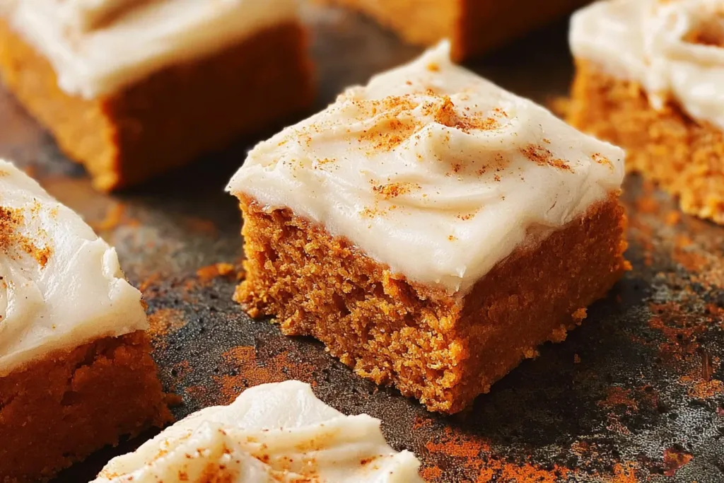 Sheet Pan Libby’s Pumpkin Bars: The Ultimate Fall Treat 3 Sheet Pan Libby’s Pumpkin Bars Freshly Baked