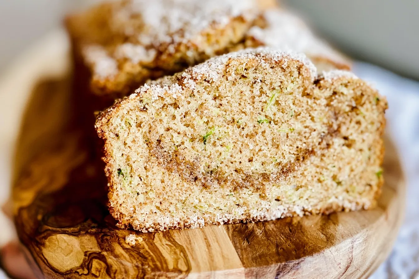 Snickerdoodle Zucchini Bread with Coconut Oil 