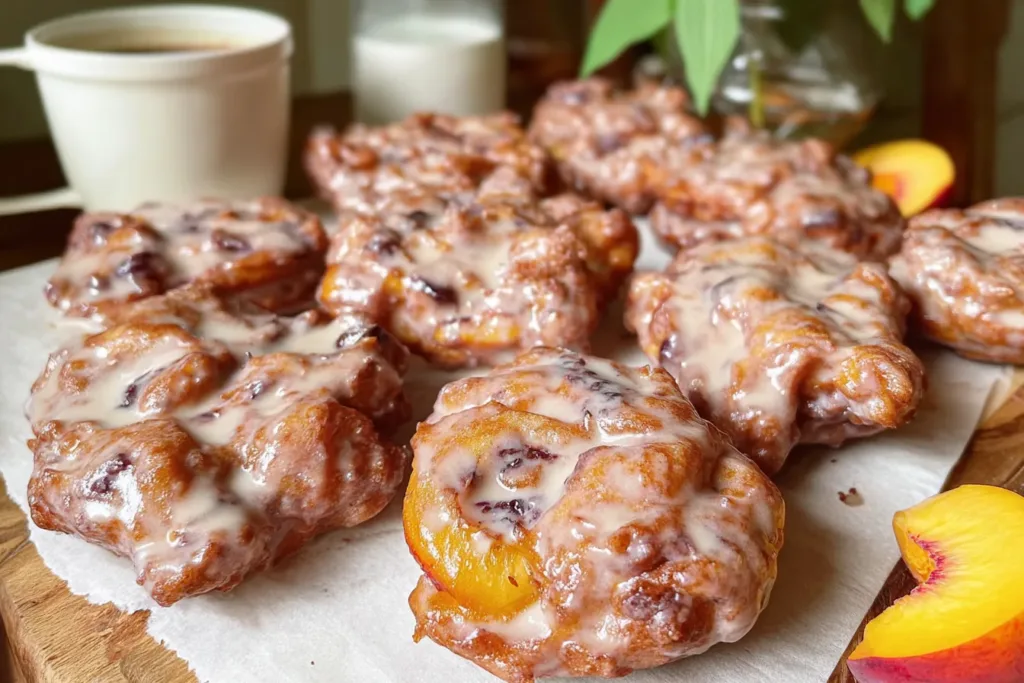 Southern Peach Fritters: Golden and Crispy Delights