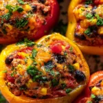 Delicious Southwest Chicken Stuffed Peppers