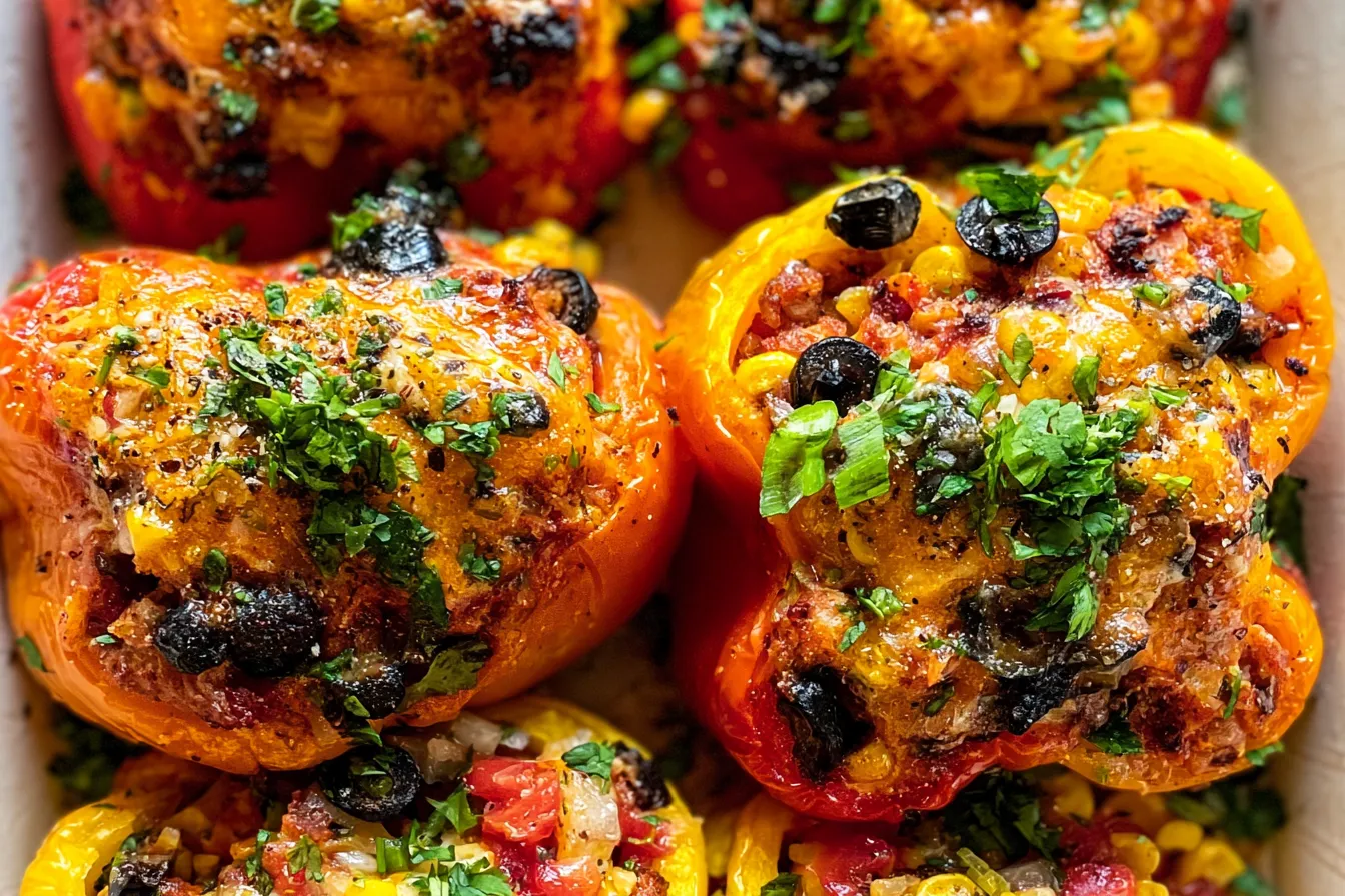 Southwest Chicken Stuffed Peppers