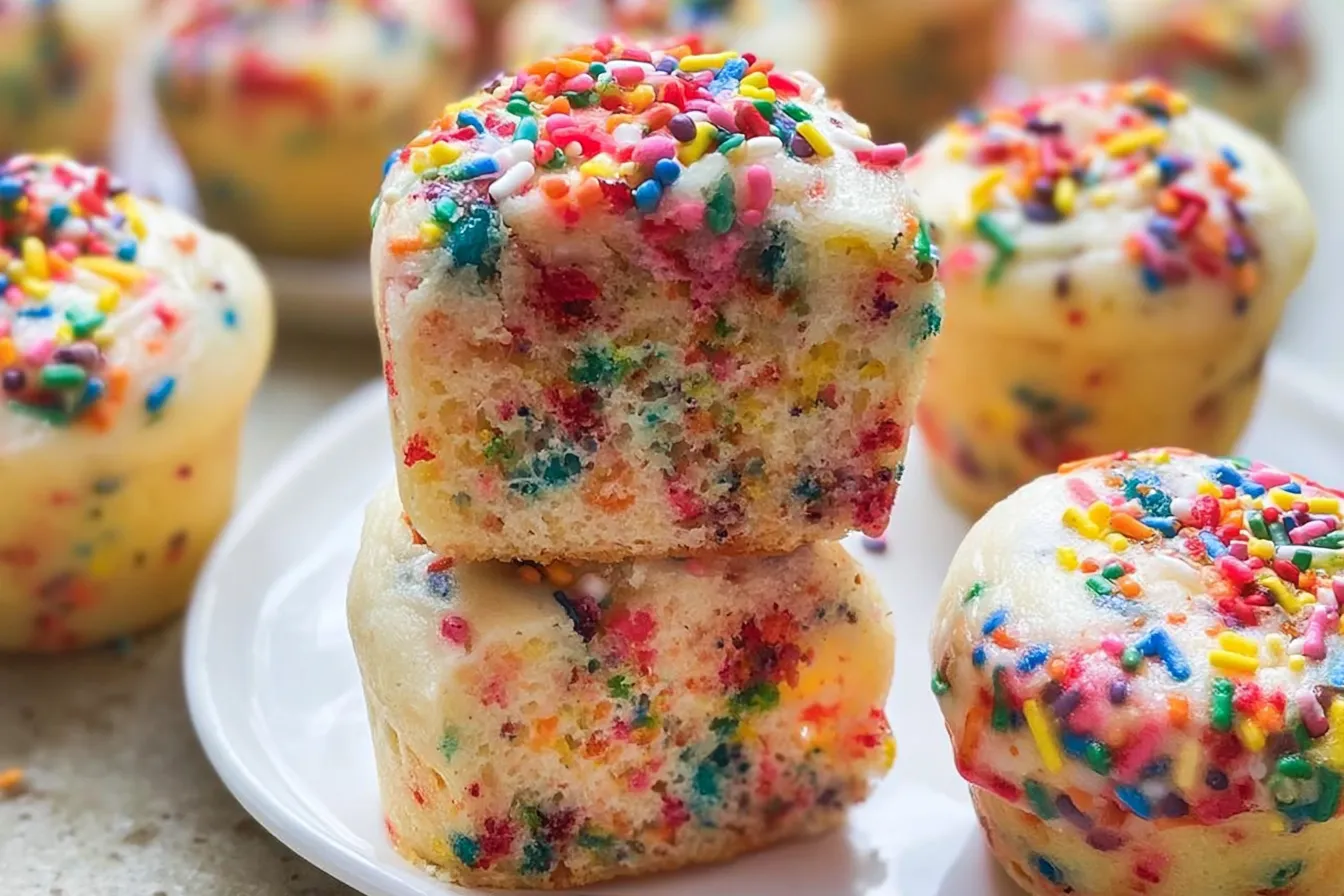 Sprinkle Birthday Cake Muffins: A Joyful Celebration Treat! 4 Sprinkle Birthday Cake Muffins