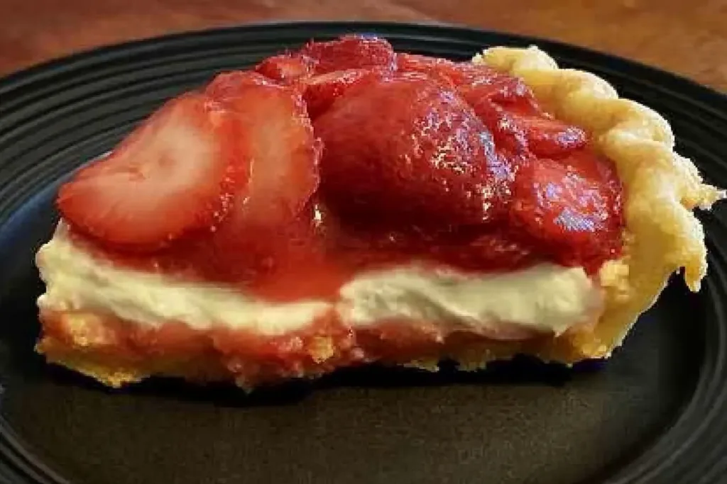 Strawberry-Cream Cheese Pie Ready to Serve