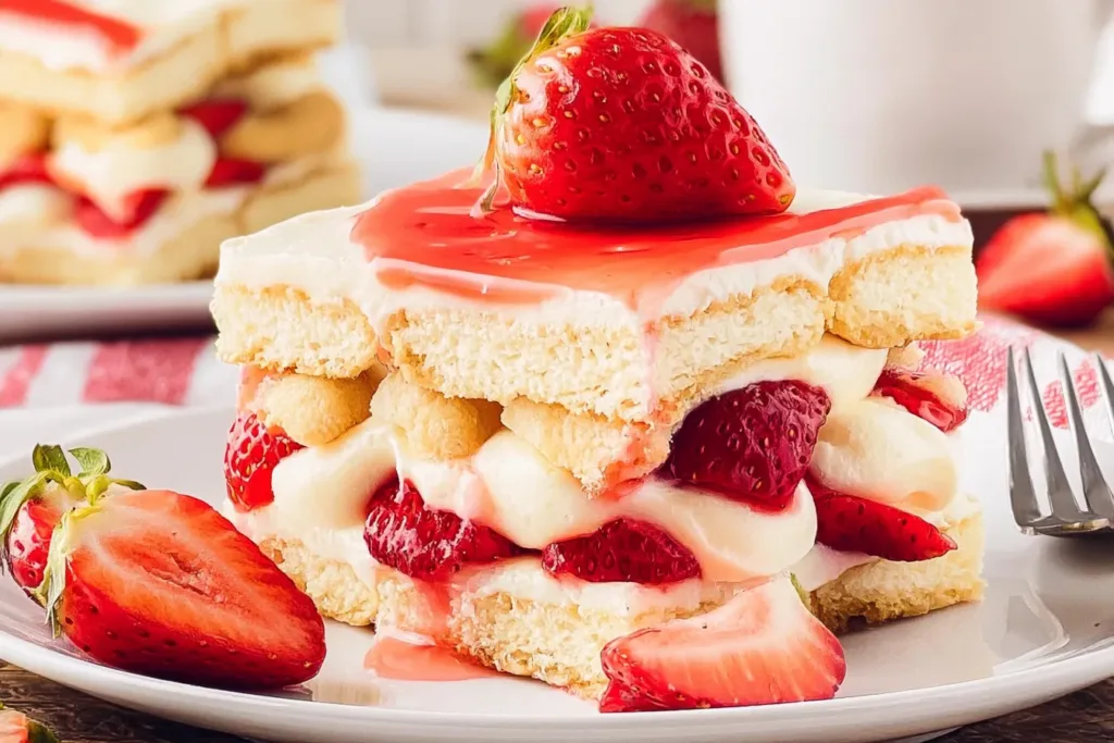 Delicious Strawberry Tiramisu Dessert