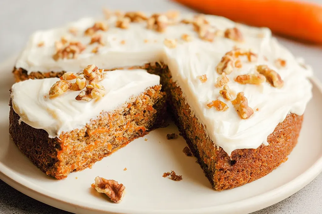 Irresistible Sugar Free Carrot Cake Slice