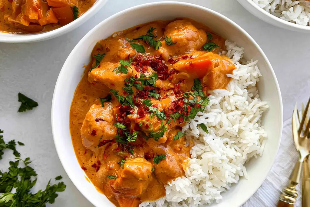 Best Pumpkin Chicken Curry Recipe Plate