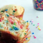 Vanilla Funfetti Muffins: Happiness in Every Bite 5 Delicious Vanilla Funfetti Muffins Freshly Baked