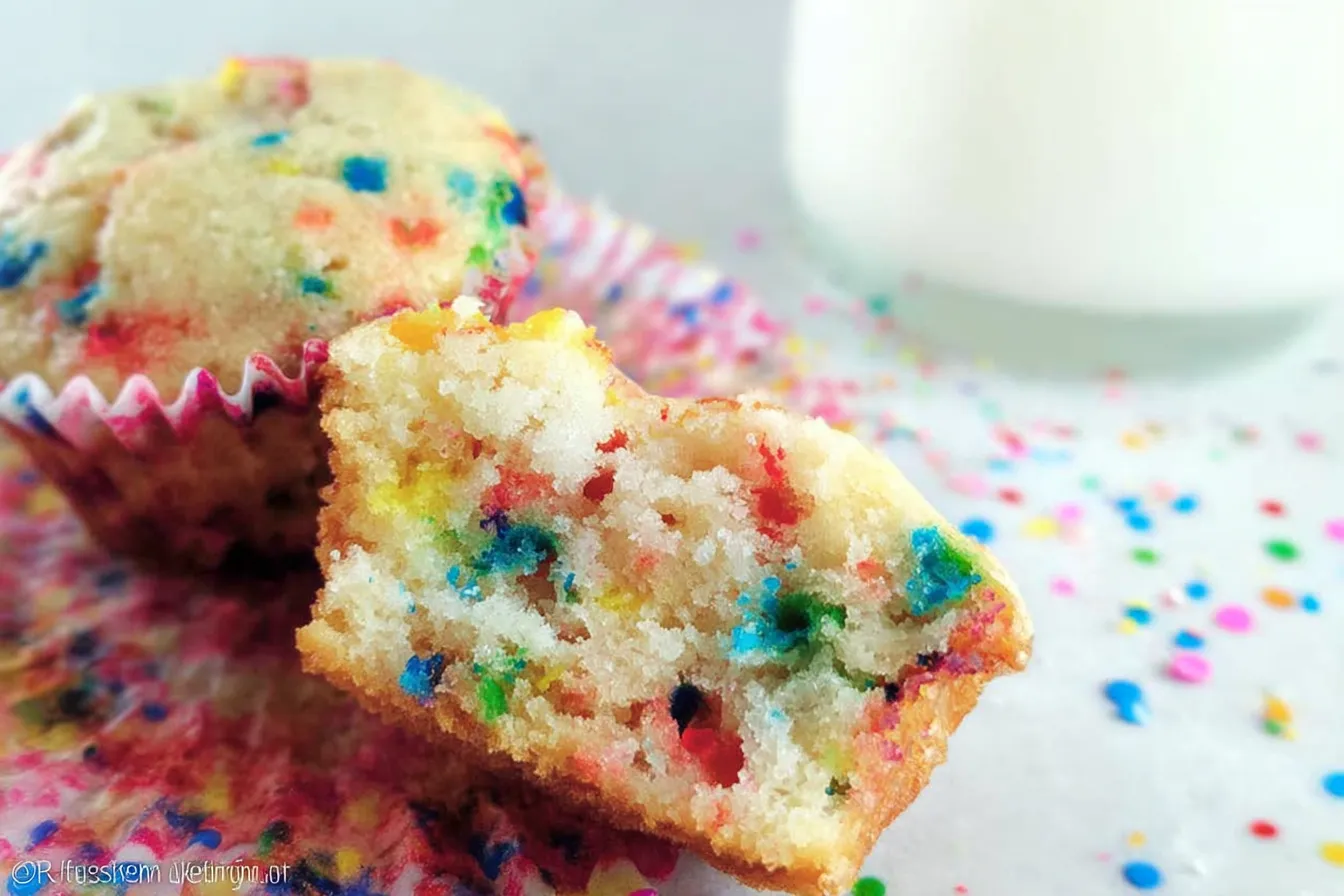Vanilla Funfetti Muffins: Happiness in Every Bite 4 Vanilla Funfetti Muffins