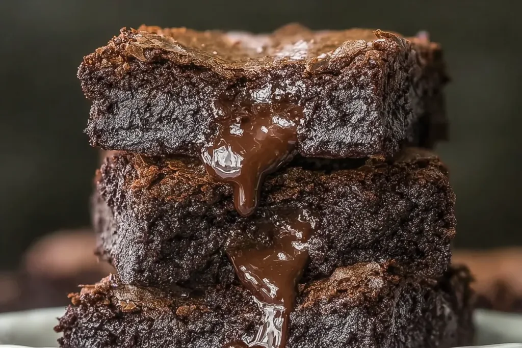 Delicious Zucchini Brownies Freshly Baked